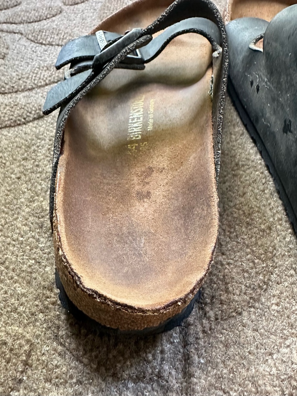 Men’s Birkenstock Arizona Oiled Black Leather Size 44 (11) - Picture 10 of 10